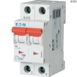 EATON 263357 &mdash; PL7-C10/2 Miniature circuit breaker (MCB), 10 A, 2p, characteristic: C