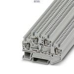 Phoenix Contact 3031157 &mdash; Double-lood Spring-Cage Terminal Block STTB 1.5, 17.5A, Spring-Cage &uuml;hendus, 1St ja 2Nd lood, hall, Ns 35/7,5, Ns 35/15