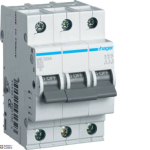 Hager MB325A &mdash; Miniature Circuit Breaker 3P, 6 kA B-25 A, 3M