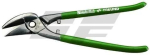 Freund tin snips, 260 mm, right-cutting, curved, HRC 56, 01250260