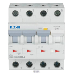 EATON 120660 &mdash; mRB6-16/3N/C/003-A RCD/MCB combination, 16 A, 30 mA, MCB trip characteristic: C, 3p+N, RCD trip characteristic: A