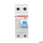 ABB 2CSF202001R0160 &mdash; F202 AC-16/0.01 Residual Current Circuit Breaker 2P AC type 10 mA