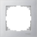 Schneider Electric MTN4010-3660 &mdash; Frame Merten System M, 1-Gang, alumiinium