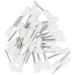 Legrand 037761 &mdash; Ferrules Starfix 0.5 mm&sup2;, White, Copper, Polypropylene, Length 8 mm