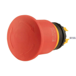 EATON 121462 &mdash; M22-PVT45P Emergency stop/emergency switching off pushbutton, RMQ-Titan, Palm-tree shape, 45 mm, Non-illuminated, Turn-to-release function, Red, yellow, RAL 3000