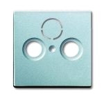 Busch-Jaeger 2CKA001724A4262 &mdash; 1743-83 CoverPlates (partly incl. Insert) future&reg;, Busch-axcent&reg; alumiinium silver