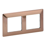 Legrand 754162 &mdash; Plate Valena Life IP20, IK04, 86 mm, 10 mm, 157 mm, 2-Gang