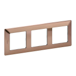 Legrand 754163 &mdash; Plate Valena Life IP20, IK04, 228 mm, 86 mm, 10 mm, 3-Gang