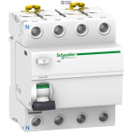 Schneider Electric A9R37463 &mdash; Residual Current Circuit Breaker Acti9 iIDK RCCB, 4P, 63 A, Iid - RCCB - - - 500mA S - Type A-SI