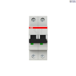 ABB 2CDS252001R0064 &mdash; S202-C6 Miniature Circuit Breaker - 2P - C - 6 A