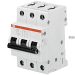 ABB 2CDS253001R0164 &mdash; S203-C16 Miniature Circuit Breaker - 3P - C - 16 A