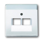 Busch-Jaeger 2CKA001710A3164 &mdash; 1803-02-84 CoverPlates (partly incl. Insert) future&reg;, Busch-axcent&reg;, solo&reg;; carat&reg; Studio white