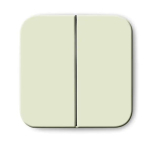 Busch-Jaeger 2CKA001731A0264 &mdash; 2505-212 CoverPlates (partly incl. Insert) carat&reg; White