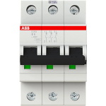 ABB 2CDS253001R0065 &mdash; S203-B6 Miniature Circuit Breaker - 3P - B - 6 A