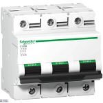 Schneider Electric A9N18367 &mdash; Miniature Circuit Breaker Acti9 C120N, 3P, 100 A, C Curve, 10000 A, 375 V DC