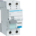 Hager ADA956D &mdash; Residual Current Circuit Breaker koos Overcurrent Protection 1P+N, 6 A C, 30 mA, 6 kA Type A