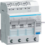 Hager ADZ316D &mdash; Residual Current Circuit Breaker koos Overcurrent Protection 3 - 3x1P+N, 6 kA B-16 A, 30 mA A QC/QBB