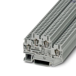 Phoenix Contact 3031270 &mdash; Double-lood Spring-Cage Terminal Block STTB 2.5, 22A, Spring-Cage &uuml;hendus, hall, Ns 35/7,5, Ns 35/15