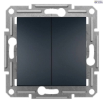 Schneider Electric EPH0300371 &mdash; Frame Asfora, 1P, Anthracite, 2circuits switch