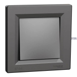 Schneider Electric EPH0400471 &mdash; Switch Asfora, 1P, Screwless Terminals, IP44, Anthracite
