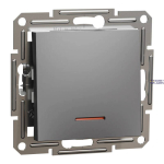Schneider Electric EPH1400171 &mdash; Frame Asfora, 1P, Screwless Terminals, Anthracite, ole switch koos Locator Light, Wo