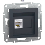 Schneider Electric EPH4300171 &mdash; padrun Asfora, UTP, Cat 5e, Anthracite