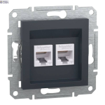Schneider Electric EPH4800171 &mdash; padrun Asfora, UTP, RJ45, Cat 6, Anthracite