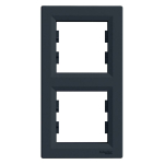 Schneider Electric EPH5810271 &mdash; Frame Asfora, Anthracite, 2-Gang