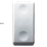 GEWISS GW20571 &mdash; One-Way Switch 1P 250V ac, 16ax, Neutral, 1 Module, System White