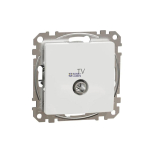 Schneider Electric SDD111471 &mdash; Connector Sedna Design & Elements, White, 4dB, TV 4db, Sedna