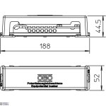 OBO Bettermann 5015073 &mdash; 1809 Equipotential busbar 188mm
