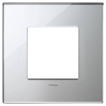 Vimar 22642.75 &mdash; Plate 2M mirror glass ice silver, 22642-75