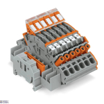 WAGO 2007-8876 &mdash; Compact Terminal Block 6 mm&sup2;, Multicoloured, jaoks 3-faas Current Transformer Circuit