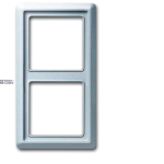 Busch-Jaeger 2CKA001730A0278 &mdash; 2102-33 kattepiire carat&reg; alumiinium silver