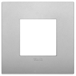 Vimar 19642.79 &mdash; Classic plate 2M techno matt silver, 19642-79