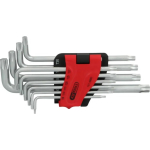 L-Torx key komplekt, pikk, T8-T50, 10 tk., KS Tools, 151-4880