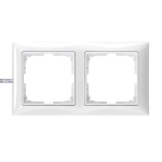 Busch-Jaeger 2CKA001725A1480 &mdash; 2512-94-507 kattepiire 2gang(s) alpine white - Basic55