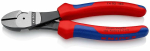 Heavy Duty Diagonal Cutters 180 mm, DR, Knipex, 7402180