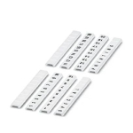 Phoenix Contact 0808671:0081 &mdash; Zack Marker Strip ZBF 5,LGS:FORTL.ZAHLEN 81-90, Latching, Consecutive Numbers 81... 90, white, 0808671-0081