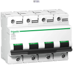 Schneider Electric A9N18481 &mdash; Miniature Circuit Breaker Acti9 C120H, 4P, 125 A, C Curve, 15000 A, 380&ndash;415 V AC
