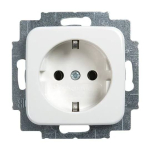 Busch-Jaeger 2CKA002011A1888 &mdash; 20 EUC-214 CoverPlates (partly incl. Insert) carat&reg; Alpine white