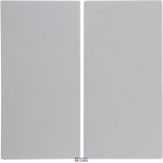 Berker 16238989 &mdash; Rocker 2-Gang, S.1/B.3/B.7, Polar White glossy