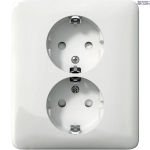 Schneider Electric WDE002189 &mdash; pistikupesa Exxact, White, Double -Outlet Branching Earthed