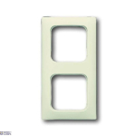 Busch-Jaeger 2CKA001725A1490 &mdash; 2512-212K-102 kattepiire 2gang(s) white - Busch-Duro 2000 SI Linear