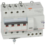 Legrand 411191 &mdash; Residual Current Circuit Breaker koos Overcurrent Protection DX3 4P, 50 A, 10 kA, 400 V, 6 kA, 30 mA