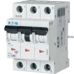 EATON 263393 &mdash; PL7-B40/3 Miniature circuit breaker (MCB), 40 A, 3p, characteristic: B