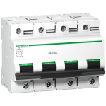 Schneider Electric A9N18393 &mdash; Miniature Circuit Breaker Acti9 C120, 4P, 125 A, D Curve