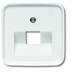 Busch-Jaeger 2CKA001753A8394 &mdash; 1803-214 CoverPlates (partly incl. Insert) carat&reg; Alpine white