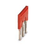Phoenix Contact 3030297 &mdash; Plug-In Bridge FBS 3-8, 3-Position, 8.2mm Pitch, 41A, Red