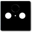 Busch-Jaeger 2CKA001724A4298 &mdash; 1743-885 Cover Plate SAT 3 gang must matt - 63x63